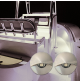 HALF MOON STAINLESS STEEL LED COURTESY LIGHT- 12 Volts - 1 Watt - IP67 - Available color: Blue / white or warm white - WK-SS1SPX - AZLED